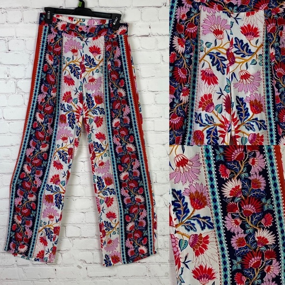Gypsies & Moondust Boho Print Crinkly Chillin Pants - Picture 1 of 1